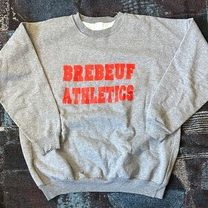 VINTAGE brebeuf athletics crew neck sweatshirt